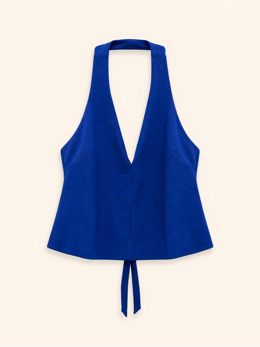 ZARA TIE BACK HALTER TOP